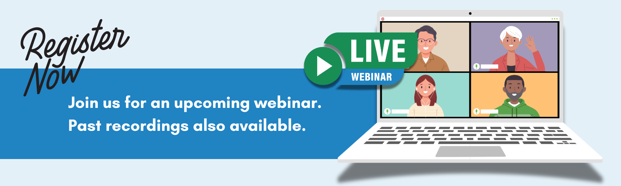 2025 Webinar Calendar Header 2025 Webinar Calendar Header